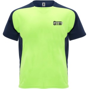 Bugatti rvid ujj uniszex sportpl, fluor green, navy blue (T-shirt, pl, kevertszlas, mszlas)