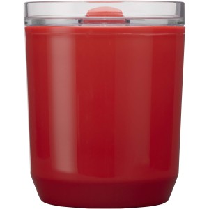 Hudson duplafalú újraműanyag pohár, 180 ml, piros (pohár)