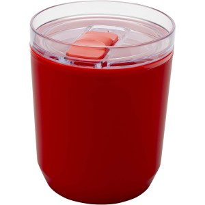 Hudson duplafalú újraműanyag pohár, 180 ml, piros (pohár)