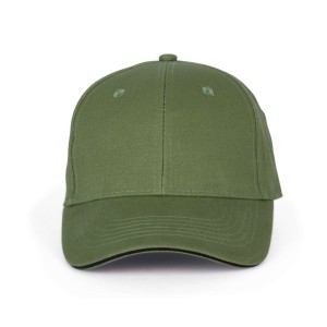 Kup Orlando 6 paneles sapka, Matcha Green/Black (sapka)