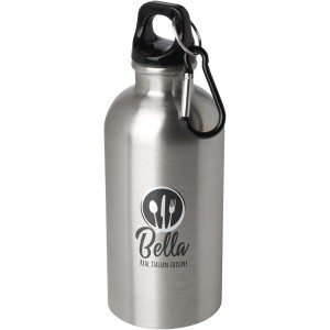 Oregon egyfalú rozsdamentes acél palack, 400 ml, ezüst (vizespalack)