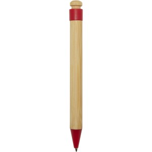 Rattan bambusz s jramanyag golystoll, piros (fa, bambusz, karton golystoll)
