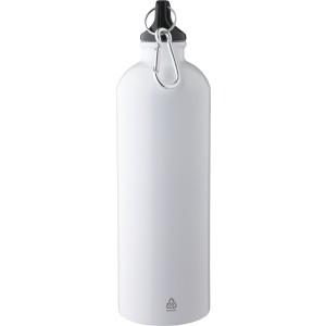 Újraacél kulacs, 750 ml, fehér (vizespalack)