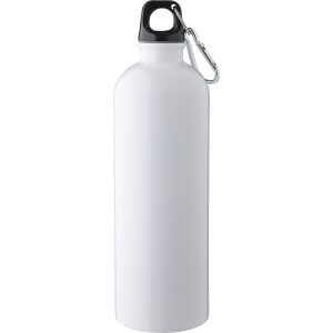 Újraacél kulacs, 750 ml, fehér (vizespalack)