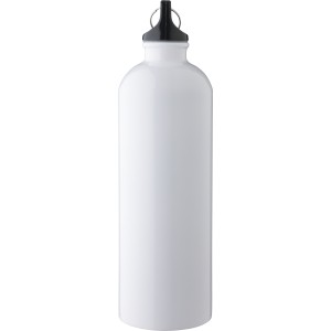 Újraacél kulacs, 750 ml, fehér (vizespalack)