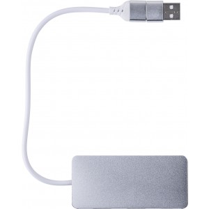 USB eloszt, ezst (vezetk, eloszt, adapter, kbel)