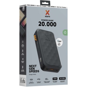 Xtorm FS520 Fuel Series powerbank, 20.000 mAh, fekete (powerbank)